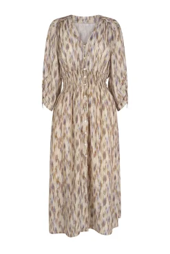 Vestido largo estampado