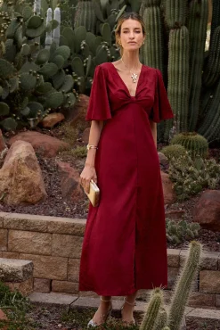 Vestido largo estampado