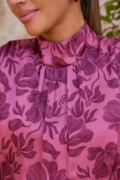 Vestido largo estampado Lena