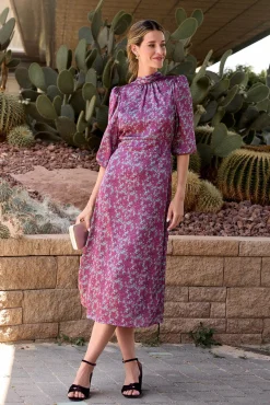 Vestido largo estampado MIN