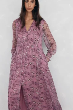 Vestido largo fluido