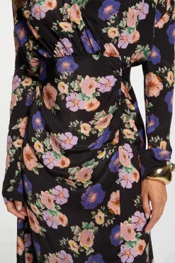 Vestido largo satinado