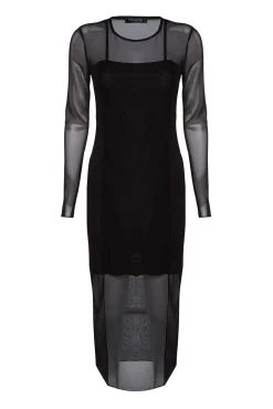 Vestido midi ajustado