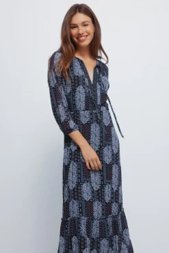 Vestido midi boho