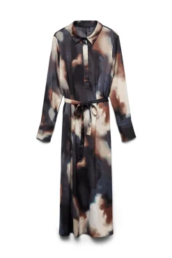 Vestido midi camisero