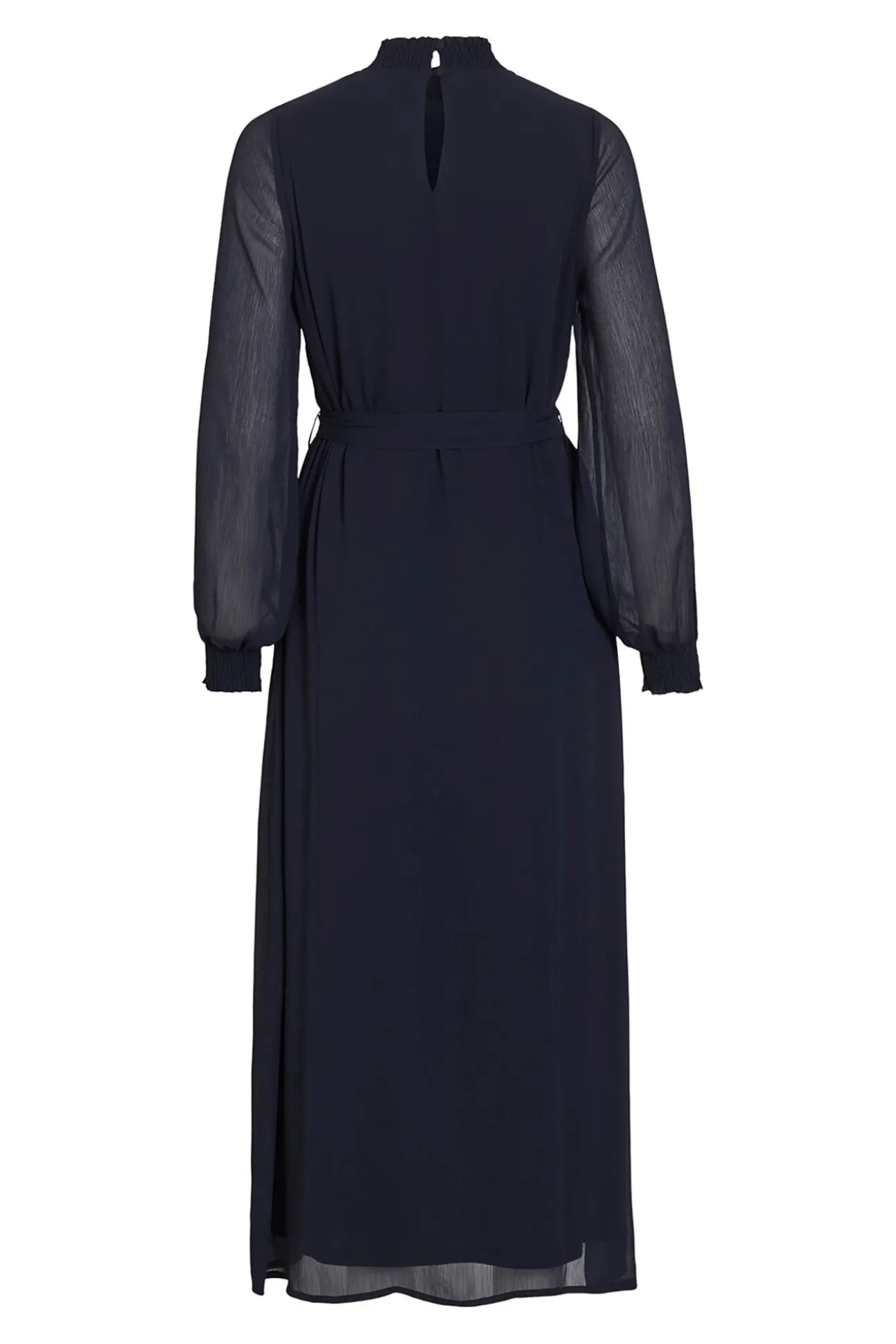 Vestido midi de gasa