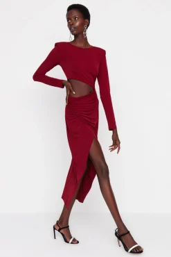 Vestido midi de noche