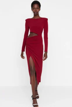 Vestido midi de noche