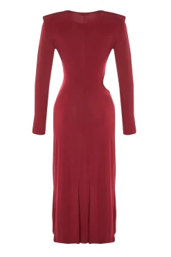 Vestido midi de noche