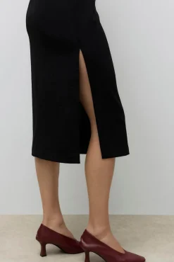 Vestido midi de tirantes