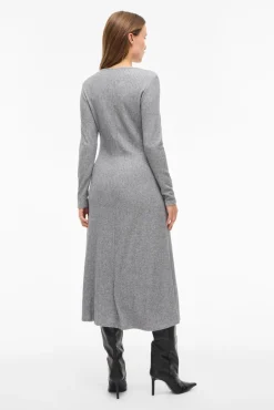 Vestido midi de viscosa