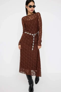 Vestido midi espalda abierta