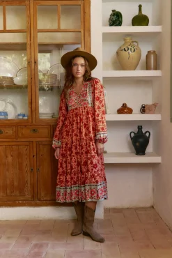 Vestido midi Eve estampado Lilliana