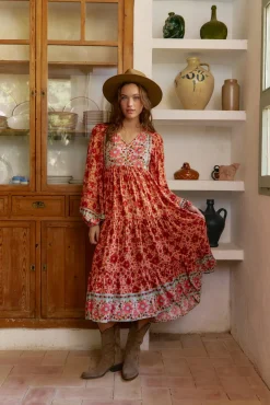 Vestido midi Eve estampado Lilliana