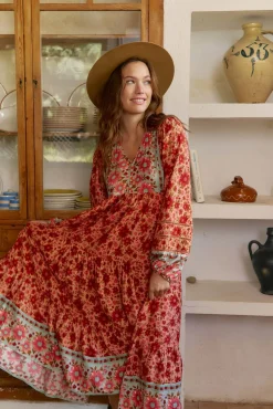 Vestido midi Eve estampado Lilliana