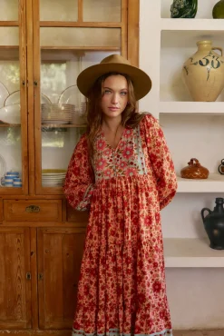 Vestido midi Eve estampado Lilliana