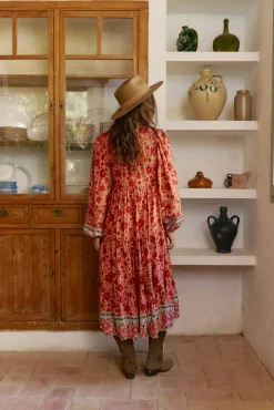 Vestido midi Eve estampado Lilliana