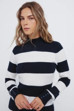 Vestido midi punto rayas kodak