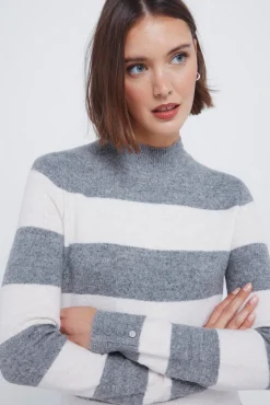 Vestido midi punto rayas kodak