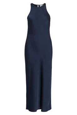 Vestido midi satinado