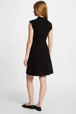 Vestido punto corto evasé