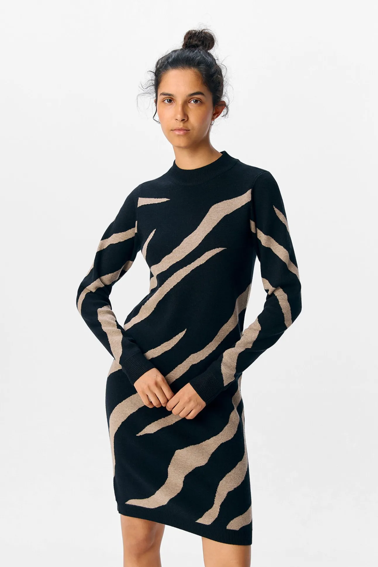 Vestido punto estampado