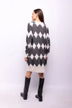 Vestido punto estampado