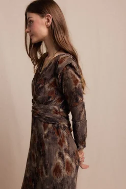 Vestido textura elastico