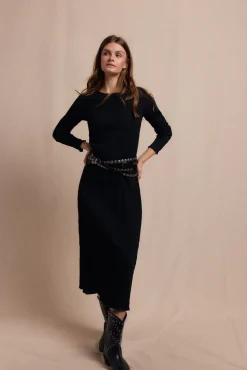 Vestido textura elastico