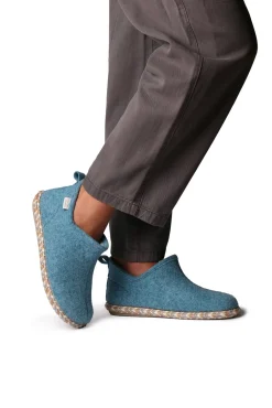 Zapatilla Abotinada Para Mujer En Fieltro