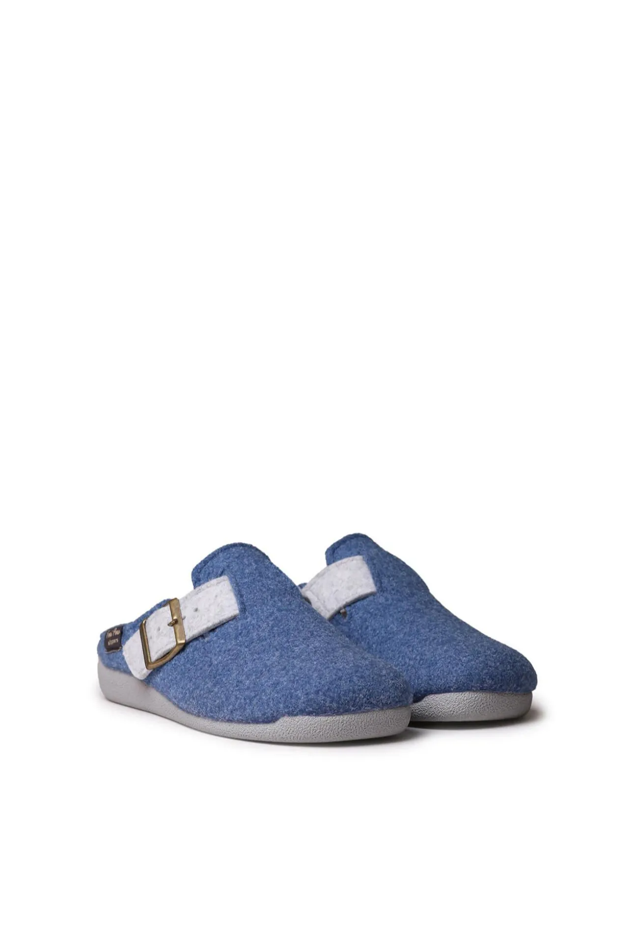 Zapatilla Tipo Zueco Para Mujer En Fieltro