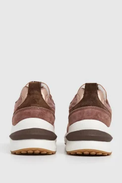 Zapatillas bajas con cuero