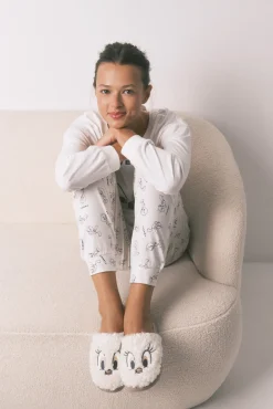 Zapatillas casa borreguito blanco Piolín