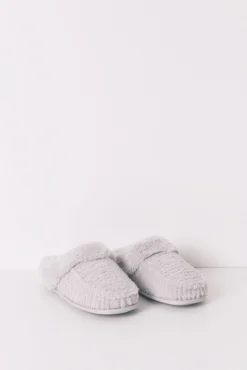 Zapatillas casa pelo estampado animal