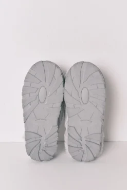 Zapatillas casa punto tricot gris