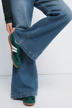 Zapatillas pana verdes