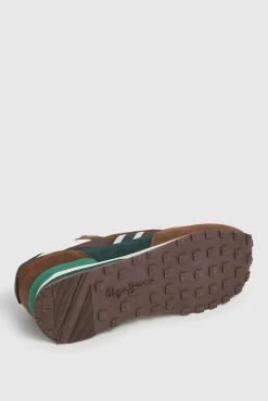 Zapatillas Running Con Detalles En Ante