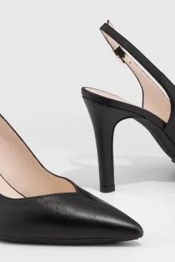 Zapato salón destalonado